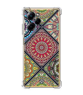 Funda Antigolpe [ POCO X5 Pro 5G ] Dibujo Auténtico [ Motivos Mandala ] Esquina Reforzada Silicona 1.5mm Transparente