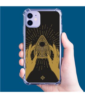 Funda Antigolpe [ OPPO Reno 8 T ] Dibujo Esotérico [ Planchette Oráculo ] Esquina Reforzada Silicona 1.5mm Transparente