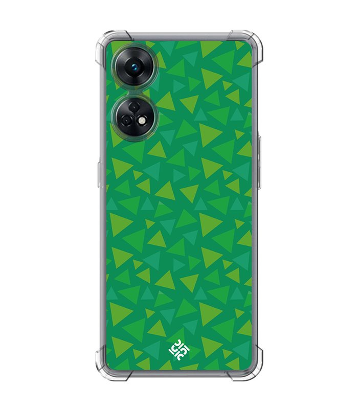 Funda Antigolpe [ OPPO Reno 8 T ] Dibujos Frikis [ Suelo Primavera A.C ] Esquina Reforzada Silicona 1.5mm Transparente