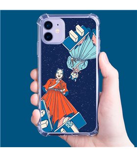 Funda Antigolpe [ OPPO Reno 8 T ] Dibujo Japones [ Los dioses Japoneses Desde Arriba ] Esquina Reforzada Silicona 1.5mm