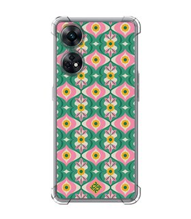 Funda Antigolpe [ OPPO Reno 8 T ] Dibujos Retro [ Tercer Ojo - Caleidoscopio ] Esquina Reforzada Silicona 1.5mm