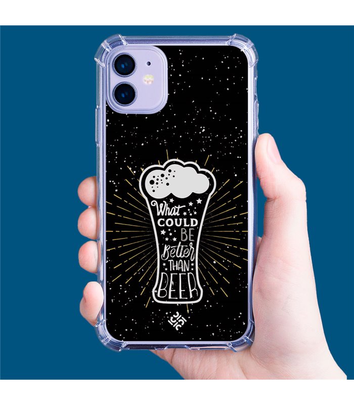 Funda Antigolpe [ OPPO Reno 8 T ] Dibujo Auténtico [ What Could  Be Better Than Beer ] Esquina Reforzada Silicona 1.5mm