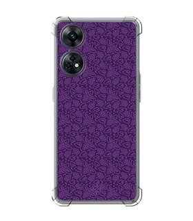 Funda Antigolpe [ OPPO Reno 8 T ] Dibujo Auténtico [ Patron Viña ] Esquina Reforzada Silicona 1.5mm Transparente