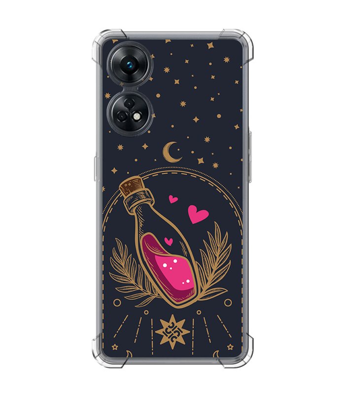 Funda Antigolpe [ OPPO Reno 8 T ] Amor [ Tokio ] Esquina Reforzada Silicona 1.5mm Transparente