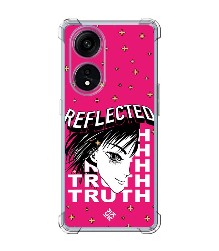 Funda Antigolpe [ OPPO A1 Pro 5G ] Dibujos Frikis [ Chica Manga Reflected Truth ] Esquina Reforzada 1.5mm