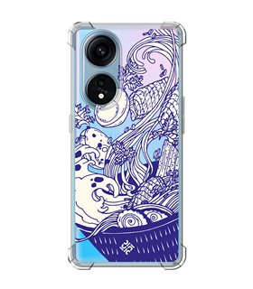 Funda Antigolpe [ OPPO A1 Pro 5G ] Dibujo Japones [ Ramen ] Esquina Reforzada Silicona 1.5mm Transparente