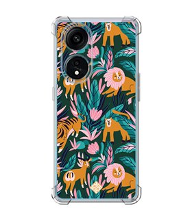 Funda Antigolpe [ OPPO A1 Pro 5G ] Dibujo Mascotas [ Estampado Animales de Selva ] Esquina Reforzada 1.5