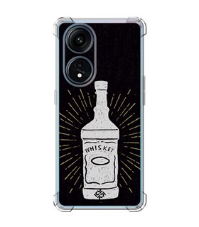 Funda Antigolpe [ OPPO A1 Pro 5G ] Dibujo Auténtico [ Whiskey ] Esquina Reforzada Silicona 1.5