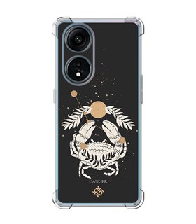 Funda Antigolpe [ OPPO A1 Pro 5G ] Dibujo Zodiaco [ Signo Zodiacal - Cancer ] Esquina Reforzada Silicona 1.5