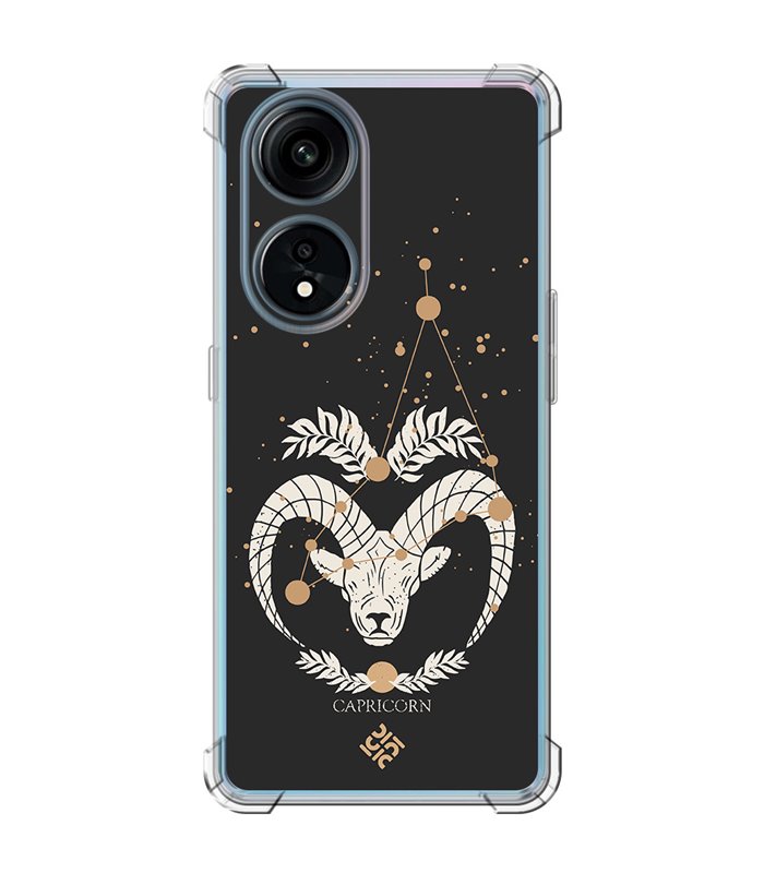 Funda Antigolpe [ OPPO A1 Pro 5G ] Dibujo Zodiaco [ Signo Zodiacal - Capricornio ] Esquina Reforzada 1.5