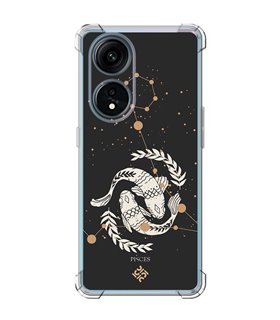 Funda Antigolpe [ OPPO A1 Pro 5G ] Dibujo Zodiaco [ Signo zodiacal - Picis ] Esquina Reforzada 1.5