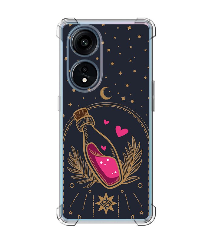 Funda Antigolpe [ OPPO A1 Pro 5G ] Amor [ Pócima de Amor ] Esquina Reforzada Silicona 1.5mm