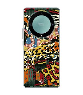 Funda para [ Honor Magic 5 Lite ] Dibujo Tendencias [ Pieles de Animales y Telas ] de Silicona