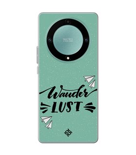 Funda para [ Honor Magic 5 Lite ] Dibujo Auténtico [ Wander Lust ] de Silicona Flexible para Smartphone