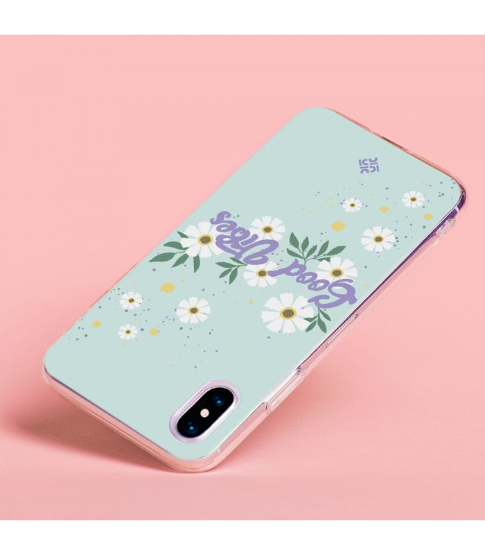 Funda para [ POCO X5 Pro 5G ] Dibujo Frases Guays [ Margaritas Good Vibes ] de Silicona Flexible