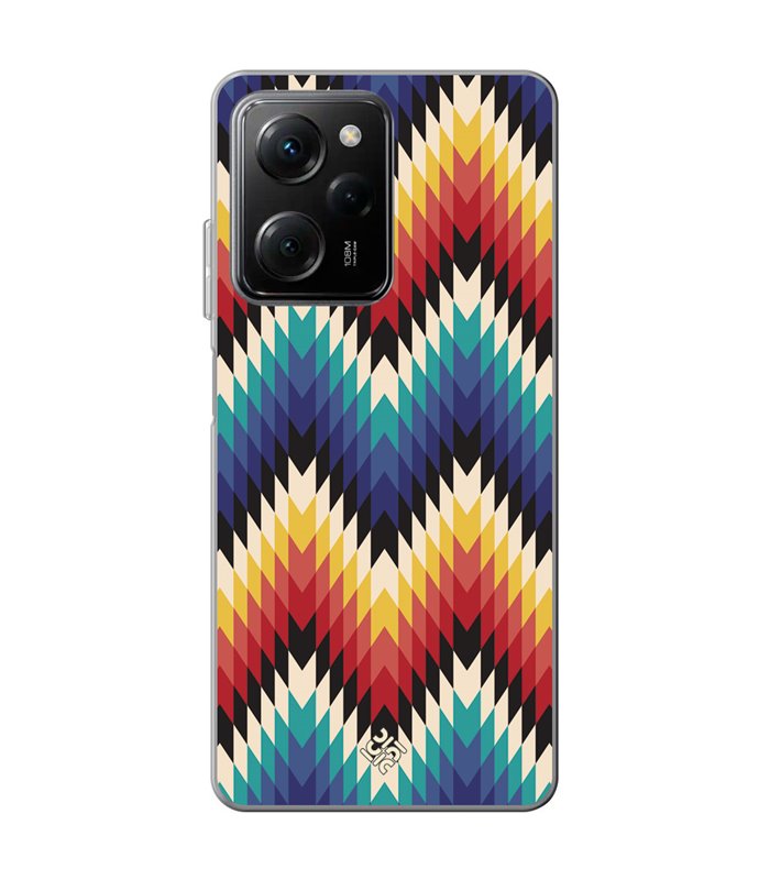 Funda para [ POCO X5 Pro 5G ] Dibujo Tendencias [ Patron Geométrico ] de Silicona Flexible