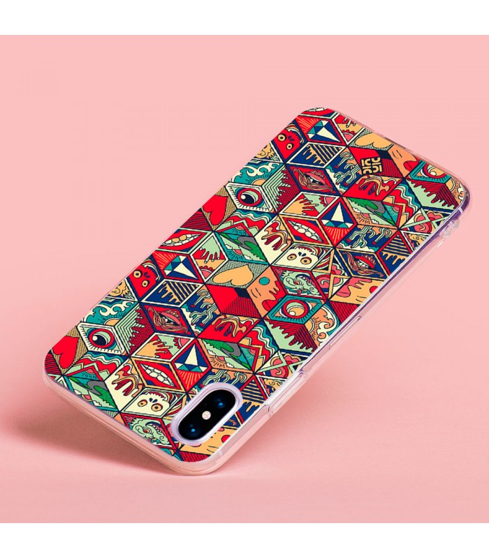 Funda para [ POCO X5 Pro 5G ] Dibujo Auténtico [ Diseño Doodle Arte con Elementos Ornamentales ] de Silicona