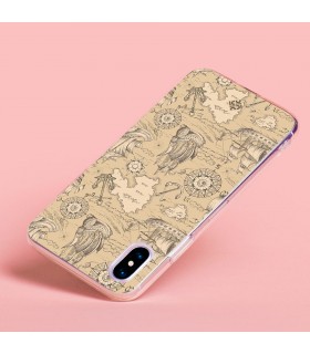 Funda para [ POCO X5 Pro 5G ] Dibujo Auténtico [ Estampado Vintage de Viajes, Aventura ] de Silicona