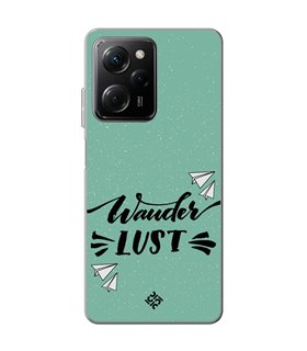 Funda para [ POCO X5 Pro 5G ] Dibujo Auténtico [ Wander Lust ] de Silicona Flexible para Smartphone