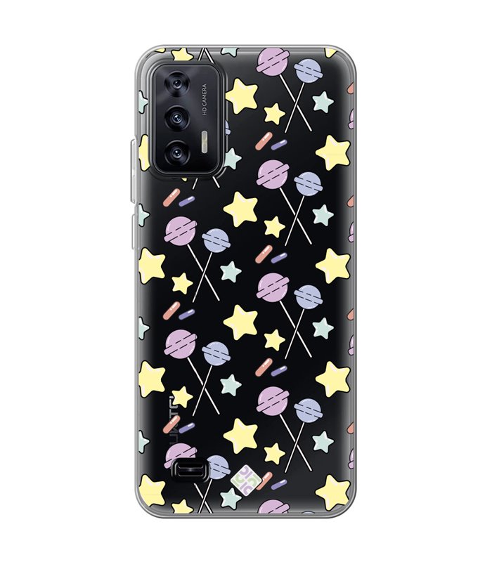 Funda para [ Oukitel C31 ] Dibujo Auténtico [ Chupachups ] de Silicona Flexible para Smartphone