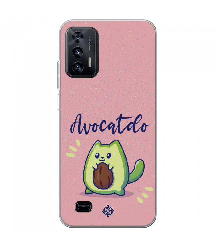 Funda para [ Oukitel C31 ] Dibujo Cute [ Avocatdo ] de Silicona Flexible para Smartphone