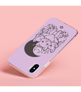 Funda para [ Oukitel C31 ] Dibujo Gotico [ Cute Cancerbero ] de Silicona Flexible para Smartphone 
