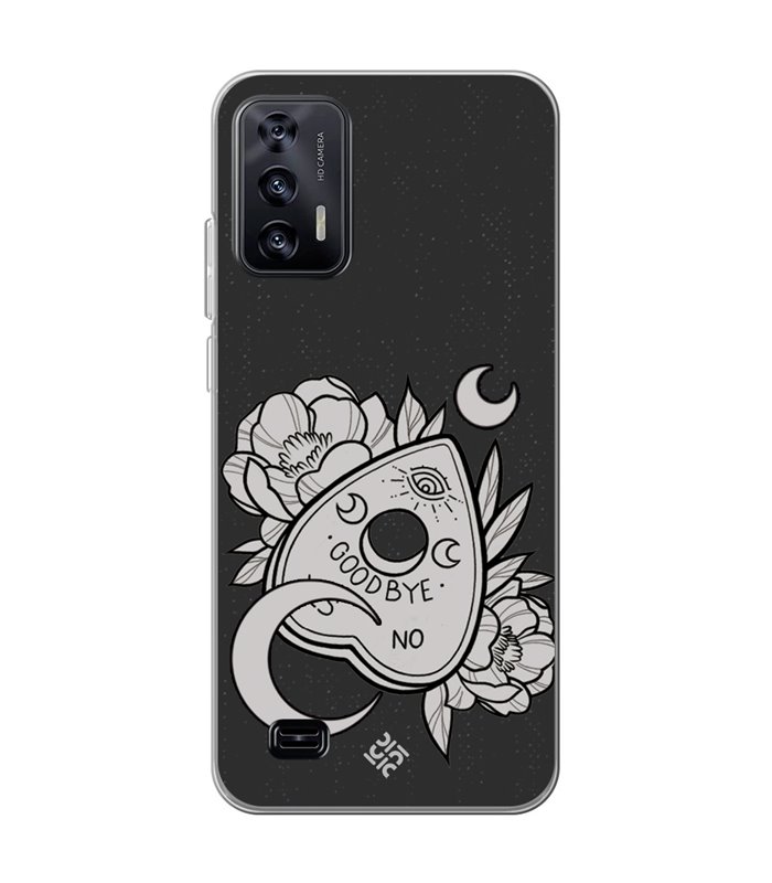 Funda para [ Oukitel C31 ] Dibujo Gotico [ Dieza de la Ouija - Yes or No ] de Silicona Flexible