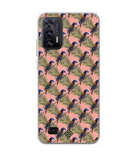 Funda para [ Oukitel C31 ] Dibujo Mascotas [ Estampado Tropical - Pájaro de Madagascar ] 