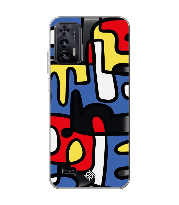 Funda para [ Oukitel C31 ] Dibujo Auténtico [ Impresión Moderna de Arte Minimalista ] de Silicona Flexible