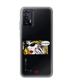 Funda para [ Oukitel C31 ] Dibujo Auténtico [ Don't Call Me - Dibujo Pop Art ] de Silicona Flexible