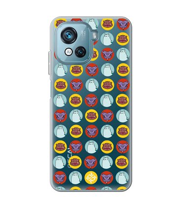 Funda para [ Oukitel C31 ] Dibujo Auténtico [ Ojo de Hamsa Mandala ] de Silicona Flexible