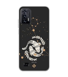 Funda para [ Oukitel C31 ] Dibujo Auténtico [ Antiguo Mapa Mundi ] de Silicona Flexible