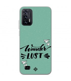 Funda para [ Oukitel C31 ] Dibujo Auténtico [ Wander Lust ] de Silicona Flexible para Smartphone