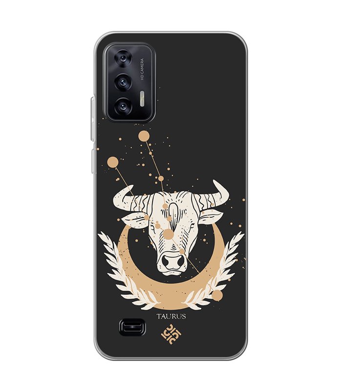 Funda para [ Oukitel C31 ] Dibujo Zodiaco [ Signo Zodiacal - Tauro ] de Silicona Flexible para Smartphone 