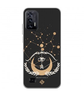 Funda para [ Oukitel C31 ] Dibujo Zodiaco [ Signo Zodiacal - Sagitario ] de Silicona Flexible para Smartphone 