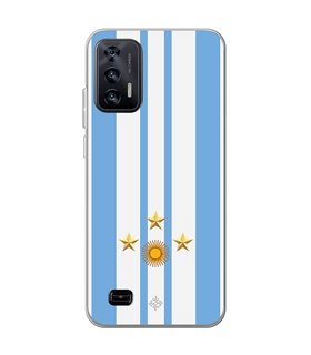 Funda para [ Oukitel C31 ] Copa del Mundo [ Mundial Argentina 2022 ] de Silicona Flexible para Smartphone 