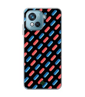 Funda para [ Blackview Oscal C80 ] Cine Fantástico [ Pildora Roja y Azul ] de Silicona Flexible para Smartphone