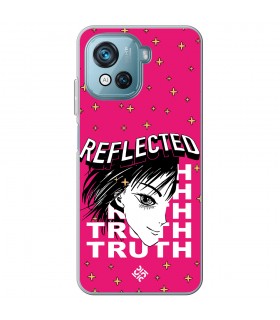 Funda para [ Blackview Oscal C80 ] Dibujos Frikis [ Chica Manga Reflected Truth ] de Silicona Flexible para Smartphone