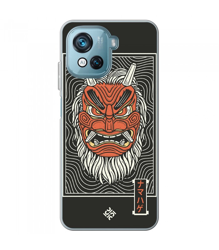 Funda para [ Blackview Oscal C80 ] Dibujo Japones [ Demonio Namahage Japones ] de Silicona Flexible