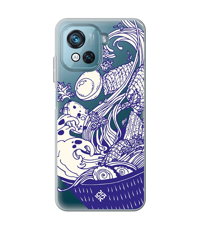 Funda para [ Blackview Oscal C80 ] Dibujo Japones [ Ramen ] de Silicona Flexible para Smartphone 