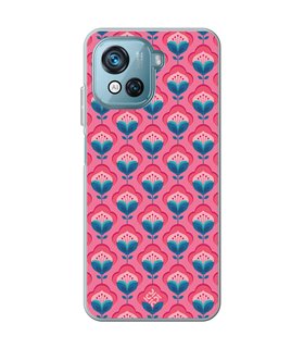 Funda para [ Blackview Oscal C80 ] Dibujos Retro [ Algodones Rosa - Caleidoscopio ] de Silicona