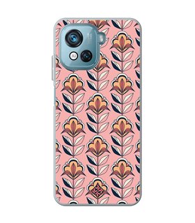 Funda para [ Blackview Oscal C80 ] Dibujos Retro [ Planta con Fondo Rosa - Retro ] de Silicona