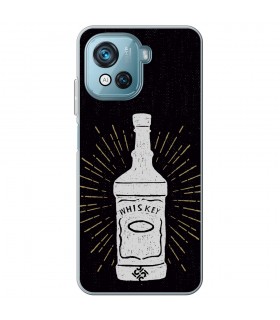 Funda para [ Blackview Oscal C80 ] Dibujo Auténtico [ Whiskey ] de Silicona Flexible para Smartphone