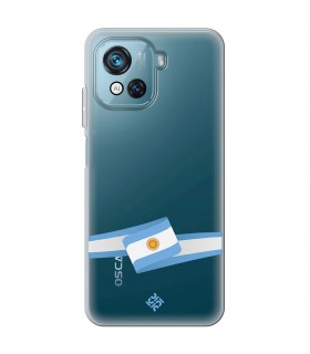 Funda para [ Blackview Oscal C80 ] Bandera Paises[ Bandera Argentina ] de Silicona Flexible para Smartphone 