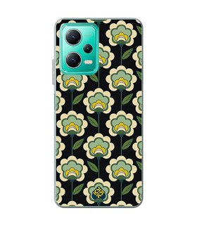 Funda para [ Xiaomi Redmi Note 12 5G ] Dibujos Retro [ Planta Verde - Retro ] de Silicona Flexible