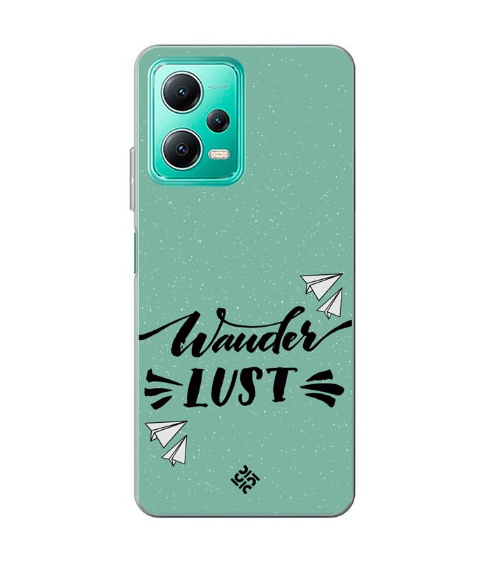 Funda para [ Xiaomi Redmi Note 12 5G ] Dibujo Auténtico [ Wander Lust ] de Silicona Flexible para Smartphone