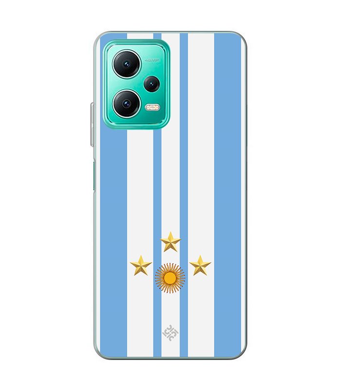 Funda para [ Xiaomi Redmi Note 12 5G ] Copa del Mundo [ Mundial Argentina 2022 ] de Silicona Flexible para Smartphone 