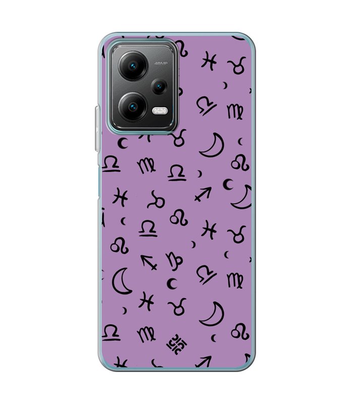 Funda para [ POCO X5 5G ] Dibujo Esotérico [ 12 Signos del Zodiaco ] de Silicona Flexible para Smartphone