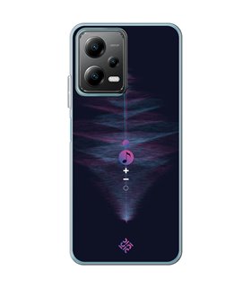 Funda para [ POCO X5 5G ] Diseño Música [ Dibujo Abstracto Música ] de Silicona Flexible