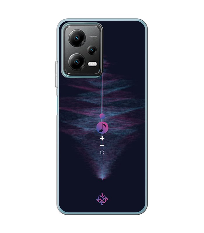 Funda para [ POCO X5 5G ] Diseño Música [ Dibujo Abstracto Música ] de Silicona Flexible